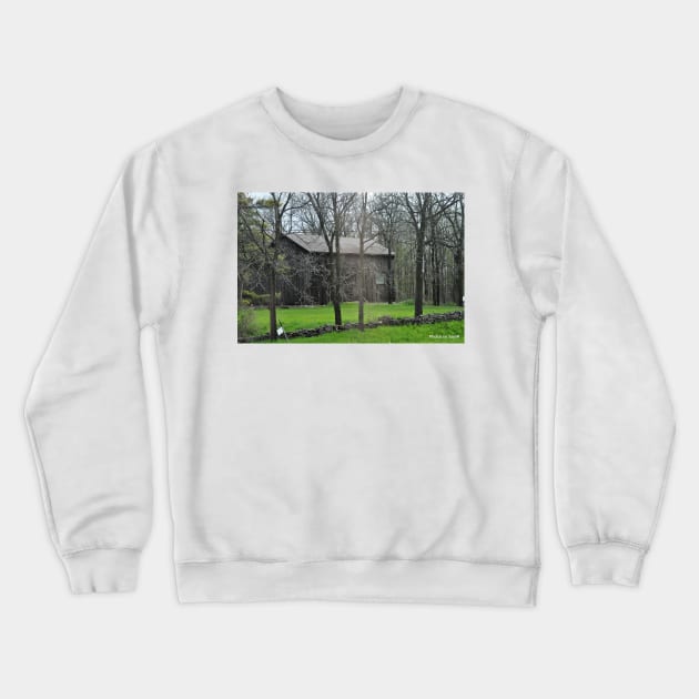 Barn and Country Road Crewneck Sweatshirt by srosu